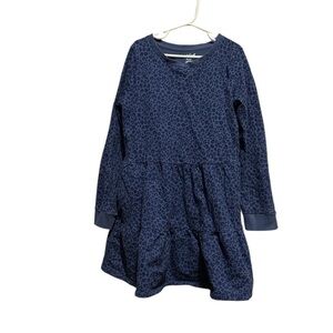 Cat & Jack Navy Leopard Print Kids Dress